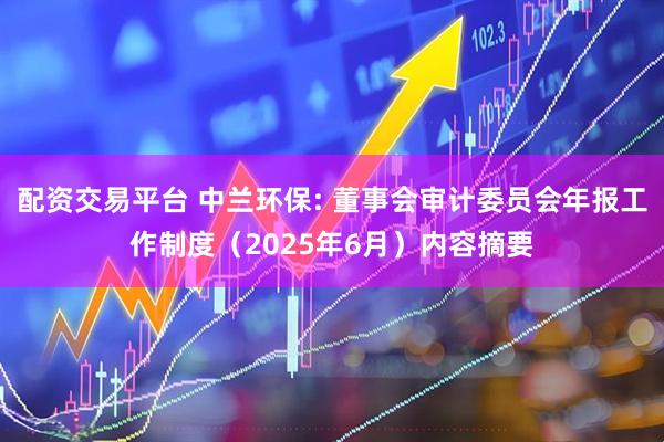 配资交易平台 中兰环保: 董事会审计委员会年报工作制度（2025年6月）内容摘要